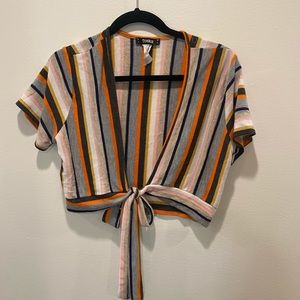 Rainbow tie-shirt sweater material